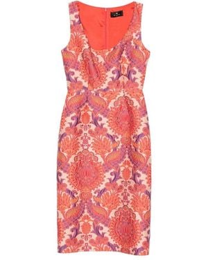 Etro Zipper Dress - Red