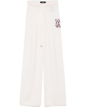 Amiri Ma-Jacquard Drawstring Track Trousers - White