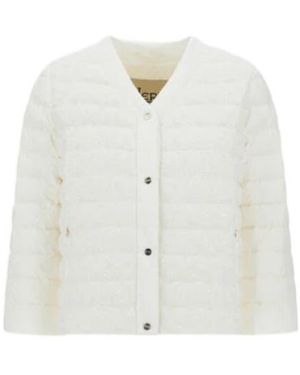 Herno Buttoned Puffer Jacket - White