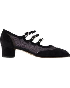 CAREL PARIS Round Head High Heels - Black