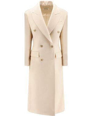 Rohe Double-Breasted Coat - Natural