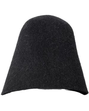 Jacquemus Asymmetric Bell Hat - Black