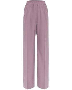 Dolce & Gabbana Elastic Waist Trousers - Purple