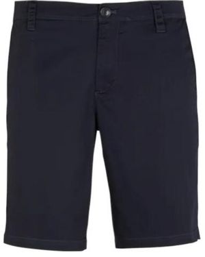 ARMANI EXCHANGE Buttoned Shorts - Blue