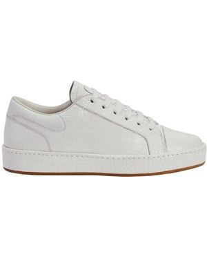Giuseppe Zanotti Round-Toe Sneakers - White