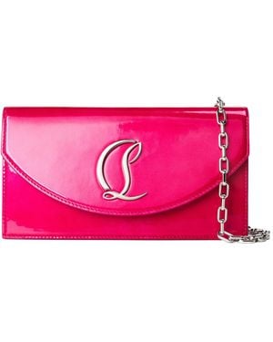 Christian Louboutin Versatile Leather Clutch - Pink