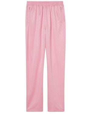 Gucci Gg Jersey Jacquard Leisure Trousers - Pink