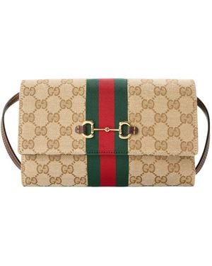 Gucci Printed Shoulder Bag - Natural