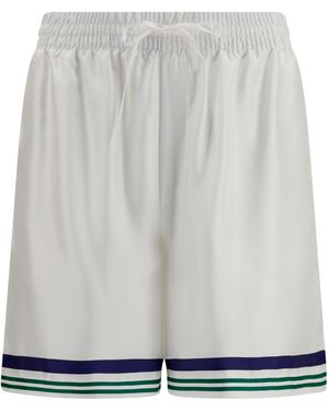 CASABLANCA Hotel Crest Shorts - Gray