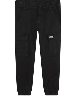 DKNY Relaxed Fit Cargo Pants - Black
