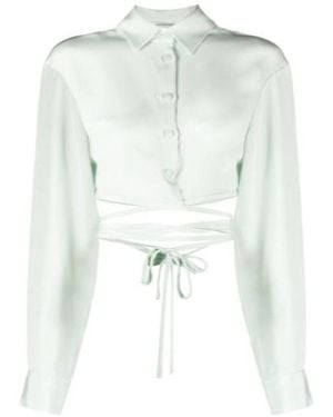 Christopher Esber Tie-Detail Long-Sleeve Blouse - Multicolor