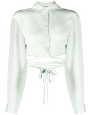 Christopher Esber Tie-Detail Long-Sleeve Blouse - Multicolor