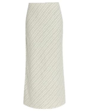 Samsøe & Samsøe Saagneta Striped Maxi Skirt - White
