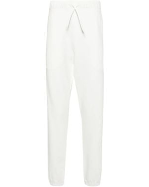Autry Logo Patch Tapered Leg Track Trousers - White