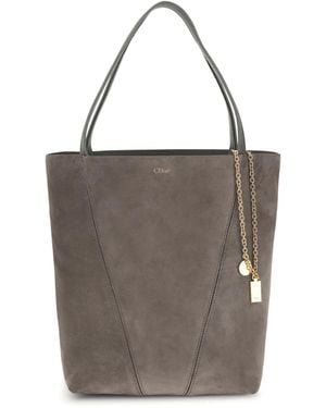 Chloé Chloé Spin Medium Tote Bag - Gray