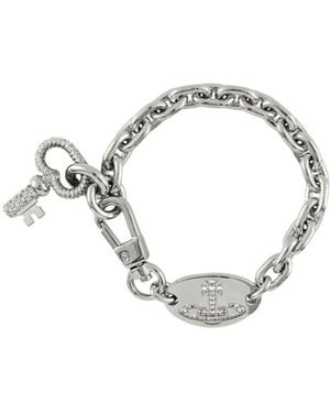 Vivienne Westwood Ovidia-Plated Bracelet - Metallic
