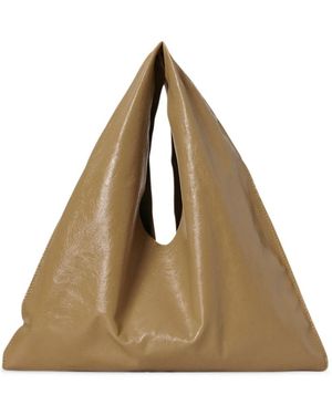 The Row Small Bindle Tote Bag - Natural