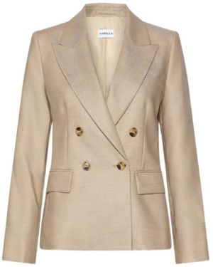 Marella Double Breasted Jacket - Natural
