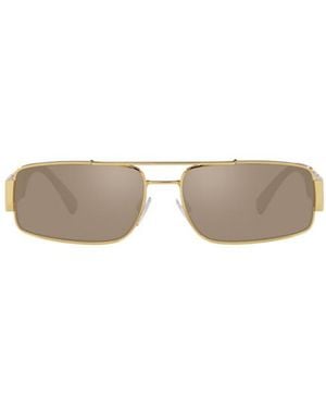 Versace Eyewear Rectangular Frame Sunglasses - Multicolour