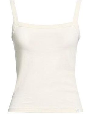 Rag & Bone Solid Crew Neck Sleeveless T-Shirt - White