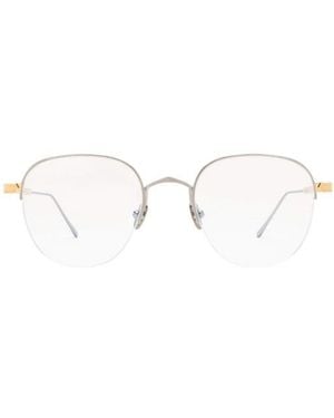 Cartier Round Frame Glasses - White