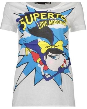 Moschino Logo T-Shirt - Blue