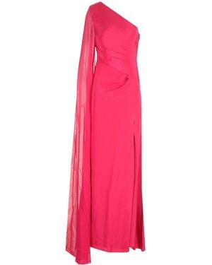 Roland Mouret Asymmetric Silk Gown - Pink