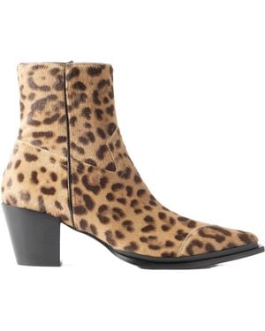 Jimmy Choo Patterned Ankle Boots - Brown