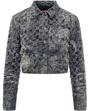 DIESEL Jackets Poliammide - Grey