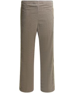 Kapital Stripe Appliqué Trousers - Grey