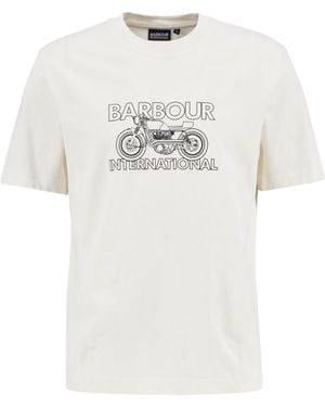 Barbour Motorcycle Graphic T-Shirt - White
