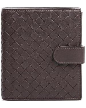 Bottega Veneta Logo Wallet - Grey