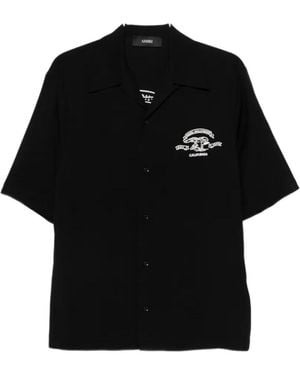 Amiri Short Sleeve Buttoned Shirt - Black