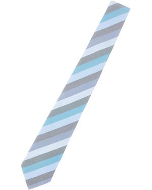 Paul Smith Striped Tie - Blue