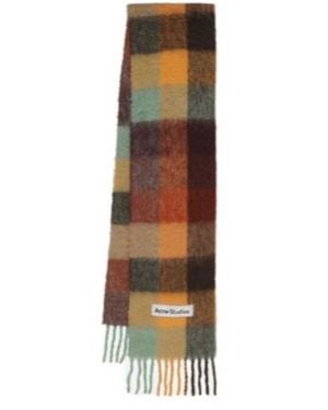 Acne Studios Scarf With Fringes - Multicolor