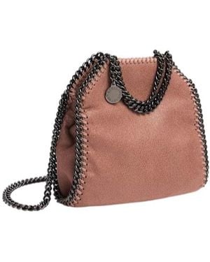 Stella McCartney Tiny Eco Shaggy Deer Top Handle Bag - Brown