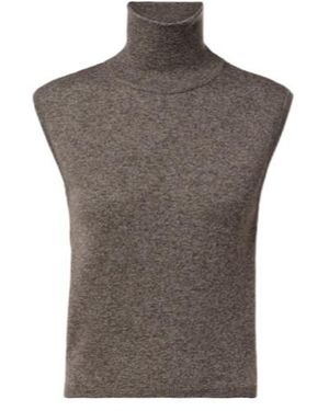 Magda Butrym Sleeveless Turtleneck Jumper - Grey