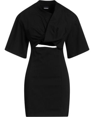 Jacquemus Short-Sleeve Dress - Black