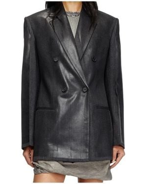 DIESEL G-Allant Double-Breasted Blazer - Black