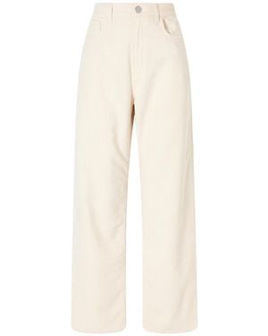Rohe Corduroy Wide-Leg Trousers - Natural
