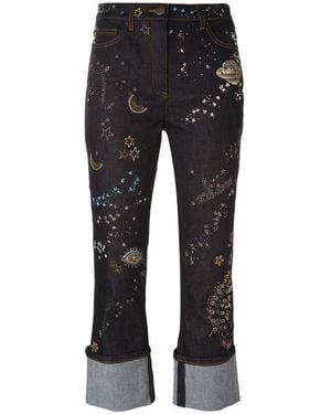 Valentino Dark 'Astro Couture' Jeans - Black