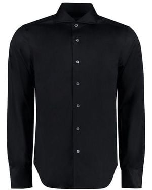 Canali Long-Sleeved Shirt - Black