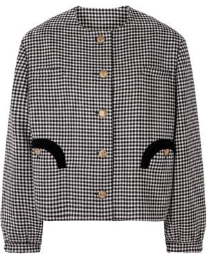 Blazé Milano Houndstooth Casual Jacket - Gray