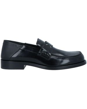 Maison Margiela Minimal Solid Flat Shoes - Black