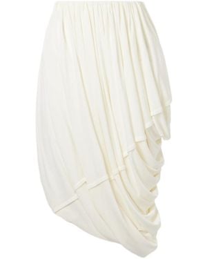 Co. Pleated Midi Skirt - White
