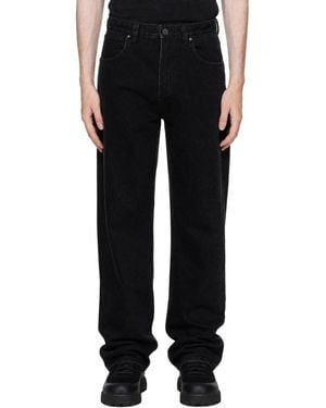 Entire studios Seth Straight-Leg Jeans - Black