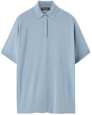 Loro Piana Royal Lightness Polo Shirt - Blue