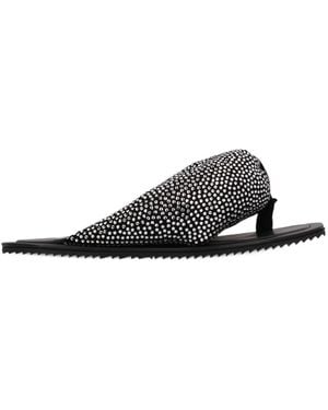 The Attico Indie Max Flat Sandals - White