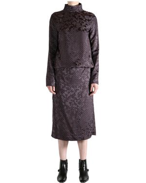 Dries Van Noten Debo Jacquard Midi Dress - Multicolor
