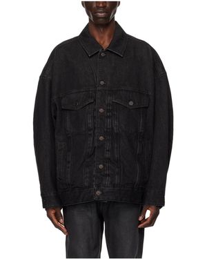 WOOYOUNGMI Wire Denim Jacket - Black